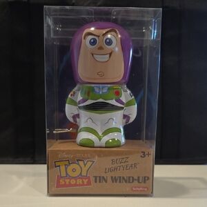 Disney Buzz Lightyear Tin Wind-Up Figure - Purple and Green